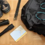 Wanderausrüstung und Rucksack