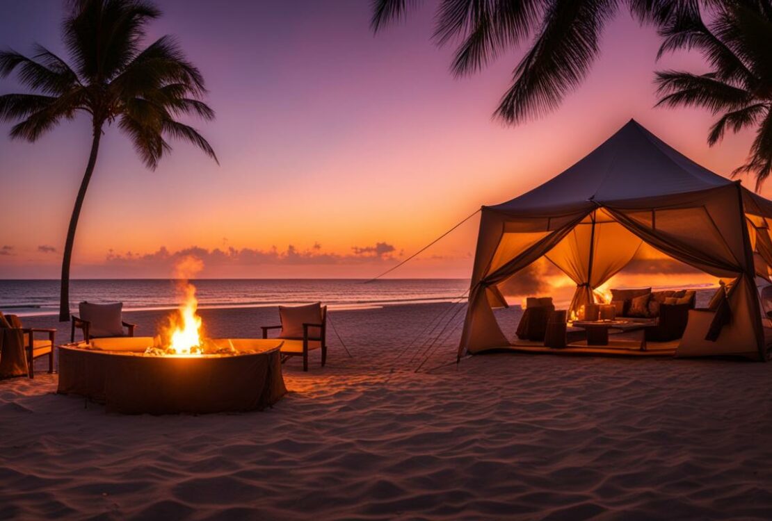 glamping direkt am strand