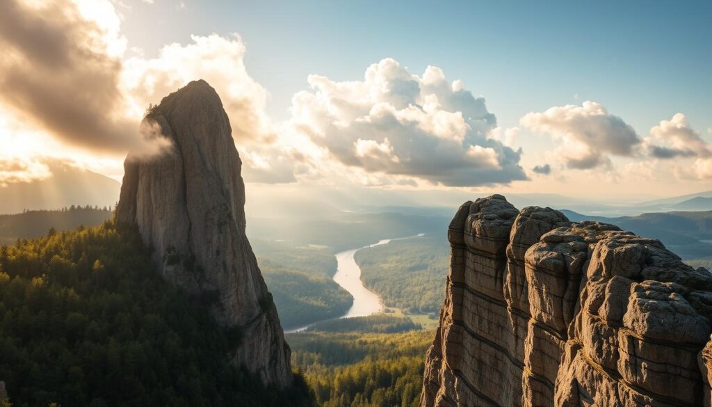 Schwedenlöcher Bastei Blick