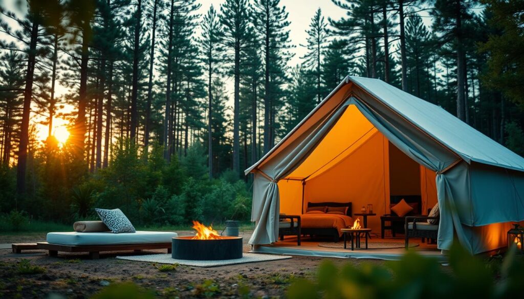 Glamping Unterkunft Arten