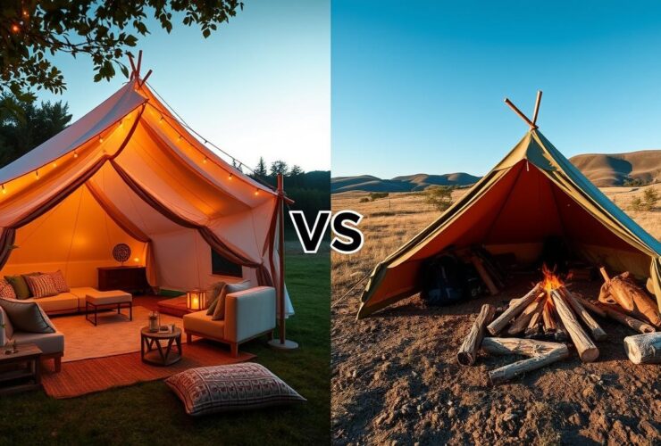 glamping vs camping