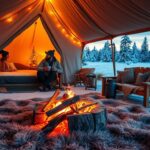 glamping winter