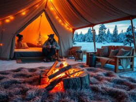 glamping winter