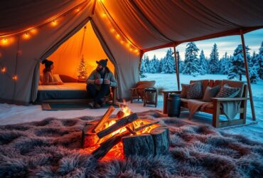 glamping winter