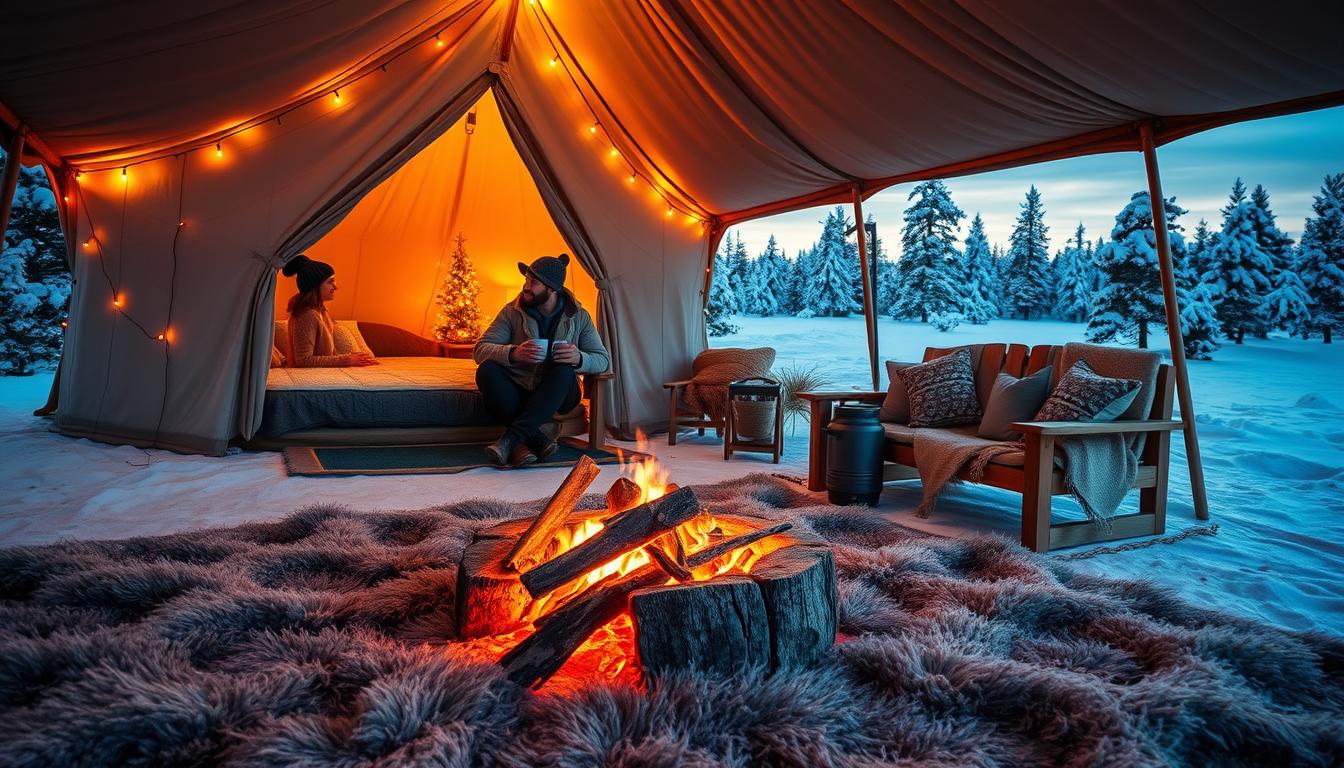 glamping winter