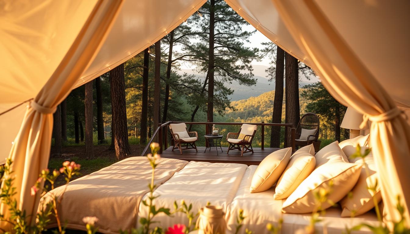 romantisches glamping