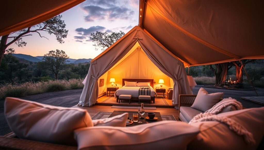 Luxuriöse Glamping Unterkunft mit Komfort Luxuriöse Glamping Unterkunft mit Komfort