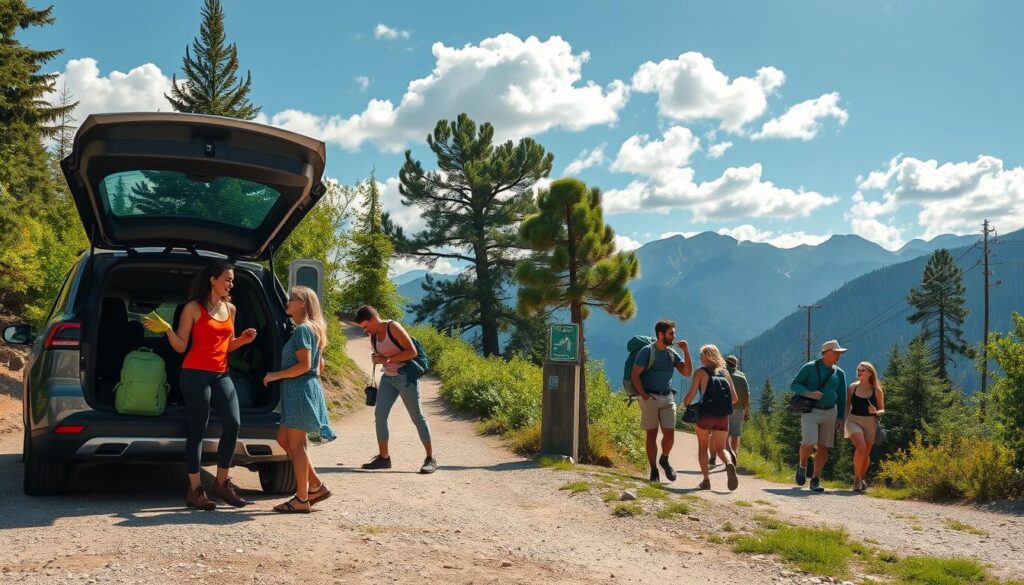 Umweltfreundliche Anreise zum Wandergebiet Umweltfreundliche Anreise zum Wandergebiet