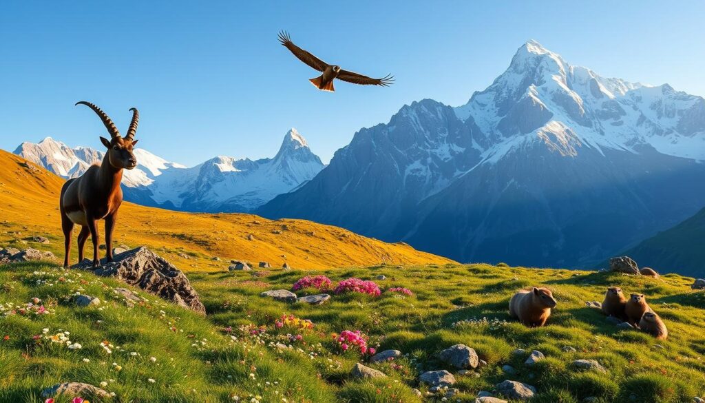 Vielfalt der Alpen-Fauna