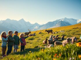 alpentiere mit kindern entdecken