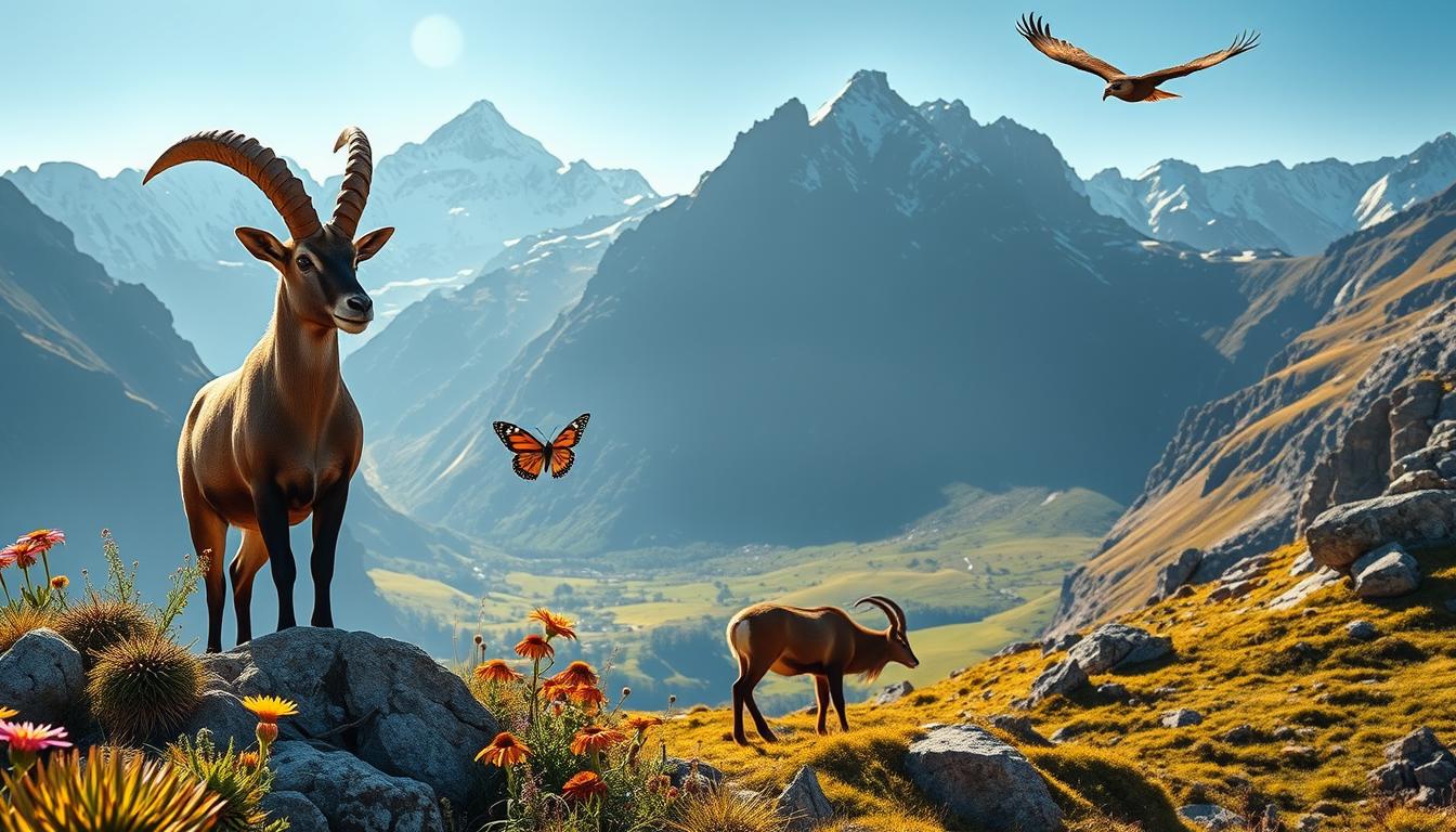 bedrohte arten alpen