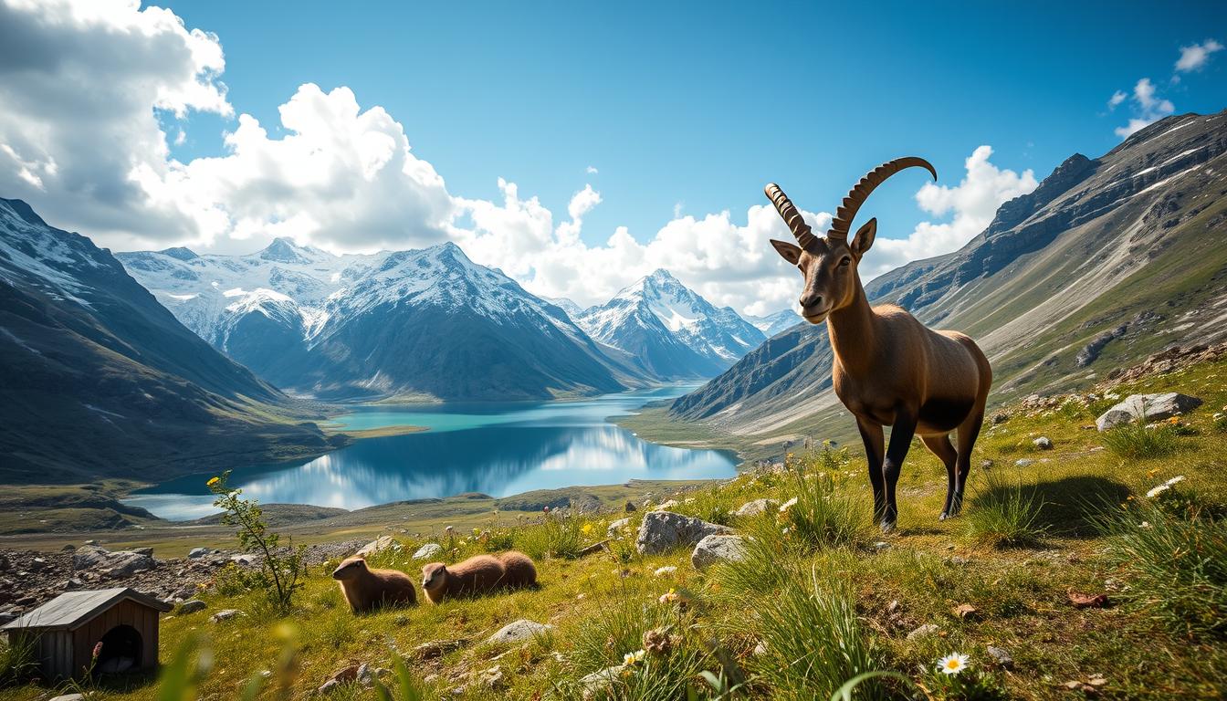 welche tiere leben in den alpen